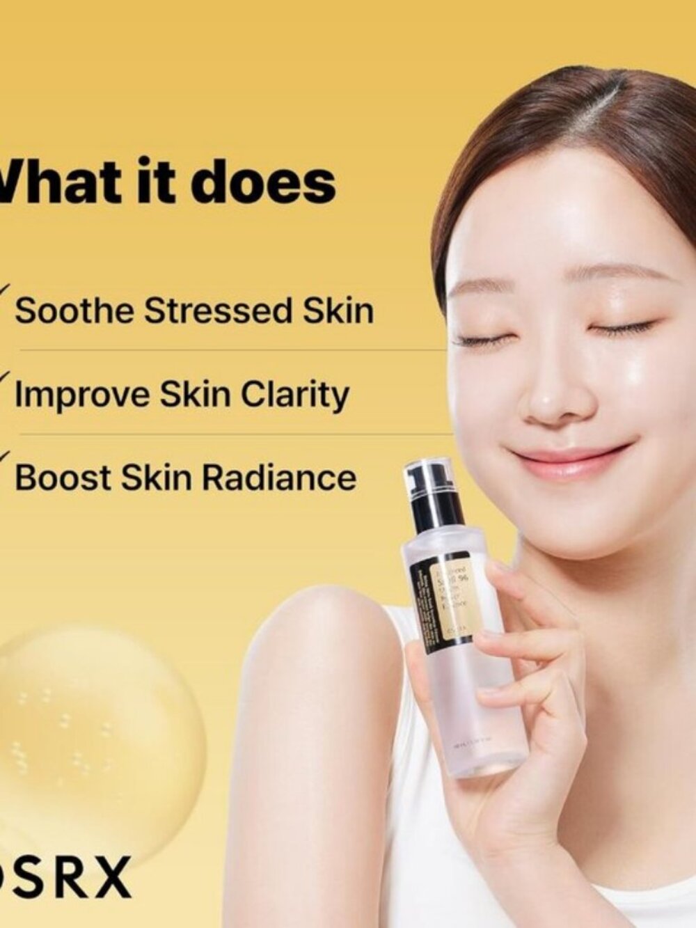 COSRX Snail Mucin 96% Repairing Serum for Sooothing & Hydrating 3.38 oz. - Picture 6 of 8